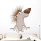 Small hedgehog. Cartoon Wall Decal