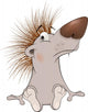 Small hedgehog. Cartoon Wall Decal