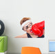 Funny Fitness Woman with Wall Decal