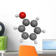 Phenol (carbolic acid), molecular model Wall Decal