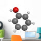 Phenol (carbolic acid), molecular model Wall Decal