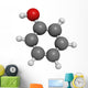 Phenol (carbolic acid), molecular model Wall Decal