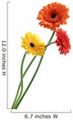 orange and yellow gerbera Wall Decal