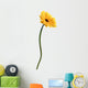 yellow gerbera Wall Decal
