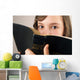 Little Girl Holding Bible Wall Mural