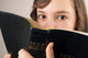 Little Girl Holding Bible Wall Mural