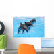 Trio of Dolphins Wall Mural