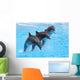 Trio of Dolphins Wall Mural
