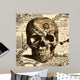 Vintage Skull Wall Mural