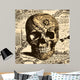 Vintage Skull Wall Mural