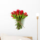 red roses bouquet Wall Decal