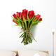 red roses bouquet Wall Decal