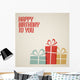 Happy Birthday Retro Vector