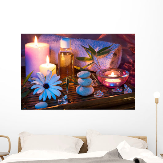 Spa Candle Stone Ice