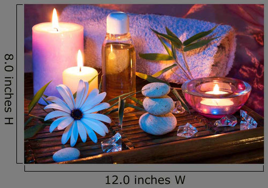 Spa Candle Stone Ice