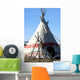 Example of American Plains Indian Teepee Wall Mural