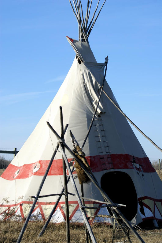 Example of American Plains Indian Teepee Wall Mural