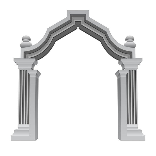 Marble Stone Baroque Entrance