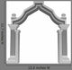 Marble Stone Baroque Entrance