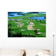 A golf course resort Wall Mural