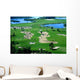A golf course resort Wall Mural