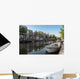 Anchored Boats One Canals