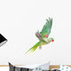 Big Green Ringed or Alexandrine Parakeet Wall Decal