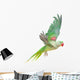 Big Green Ringed or Alexandrine Parakeet Wall Decal