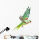 Big Green Ringed or Alexandrine Parakeet Wall Decal