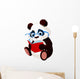 Cute Panda Education Wall Decal