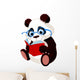 Cute Panda Education Wall Decal