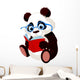 Cute Panda Education Wall Decal