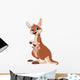 Kangaroo Mom and Baby Wall Decal