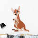 Kangaroo Mom and Baby Wall Decal