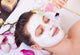 getting facial mask Wall Mural