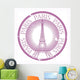 Grunge rubber stamp Paris theme, vector illustration Wall Decal