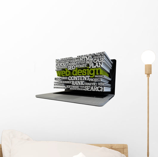 web design Wall Decal