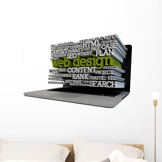 web design Wall Decal