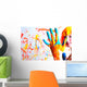 Bunte Hande Wall Mural