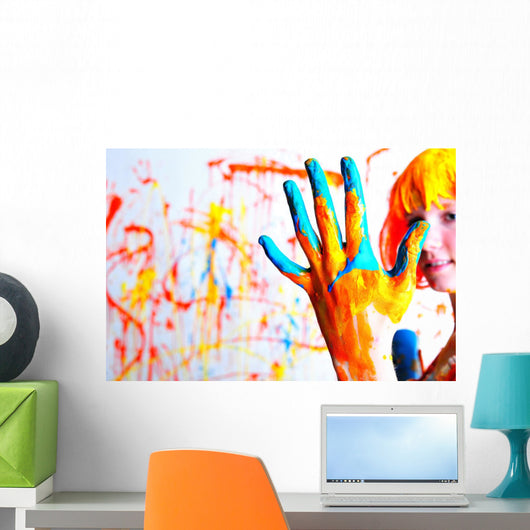Bunte Hande Wall Mural