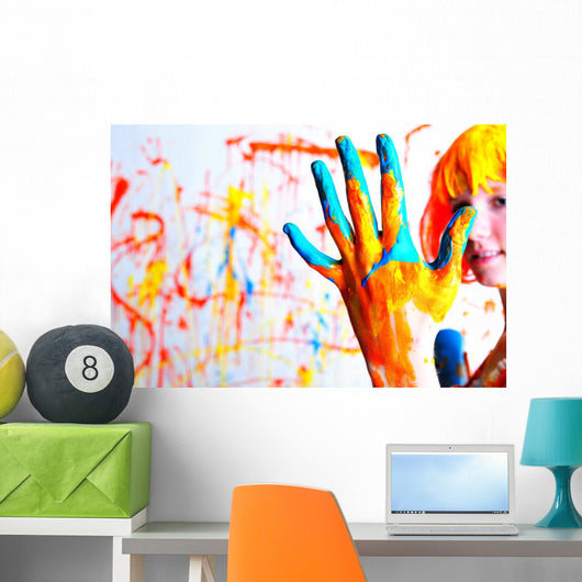 Bunte Hande Wall Mural