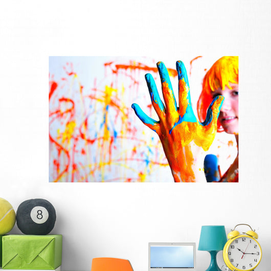 Bunte Hande Wall Mural