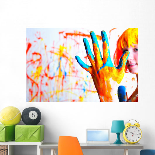 Bunte Hande Wall Mural