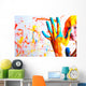 Bunte Hande Wall Mural