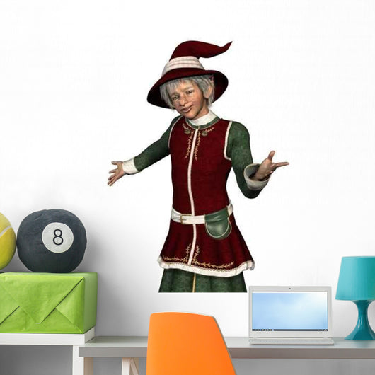Santa's Elf Presents Wall Decal
