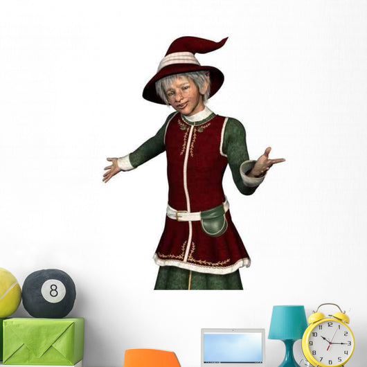 Santa's Elf Presents Wall Decal