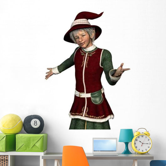 Santa's Elf Presents Wall Decal