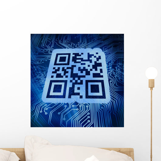Qr Code Standing Front Wall Mural – Wallmonkeys