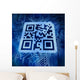 Qr Code Standing Front Wall Mural