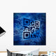 Qr Code Standing Front Wall Mural